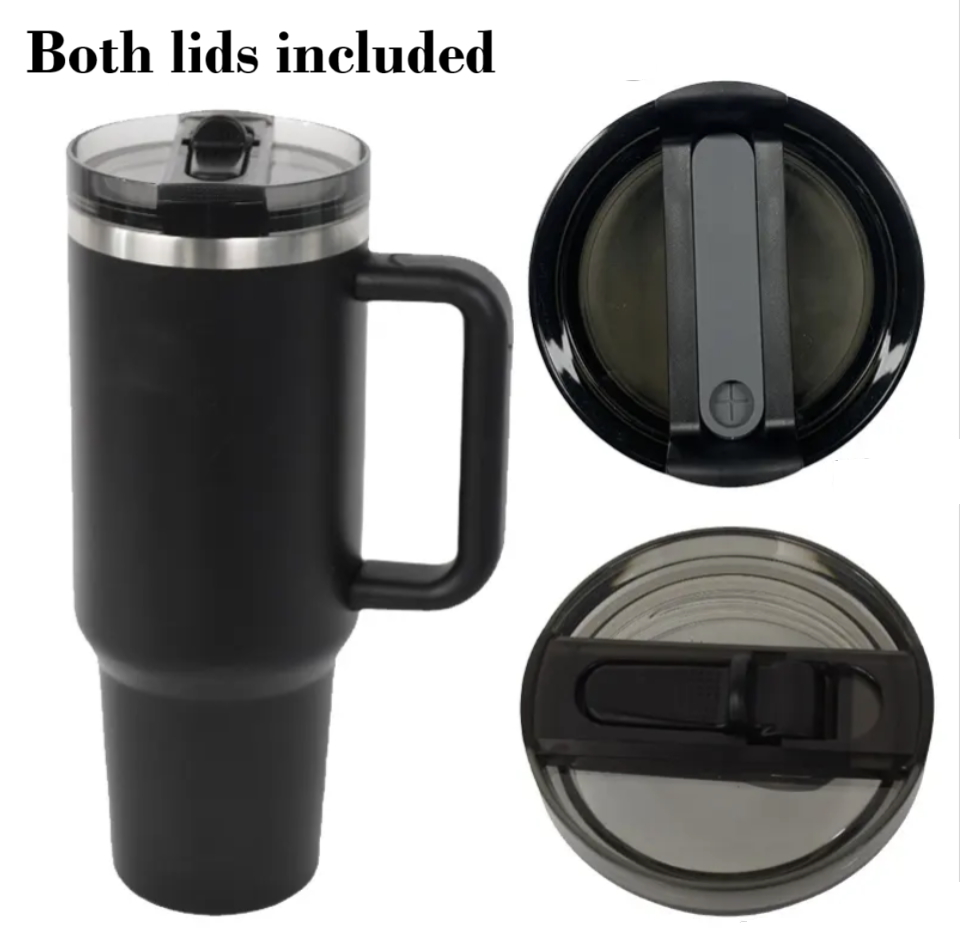 40oz Stainless Steel Tumbler - White (Leakproof)
