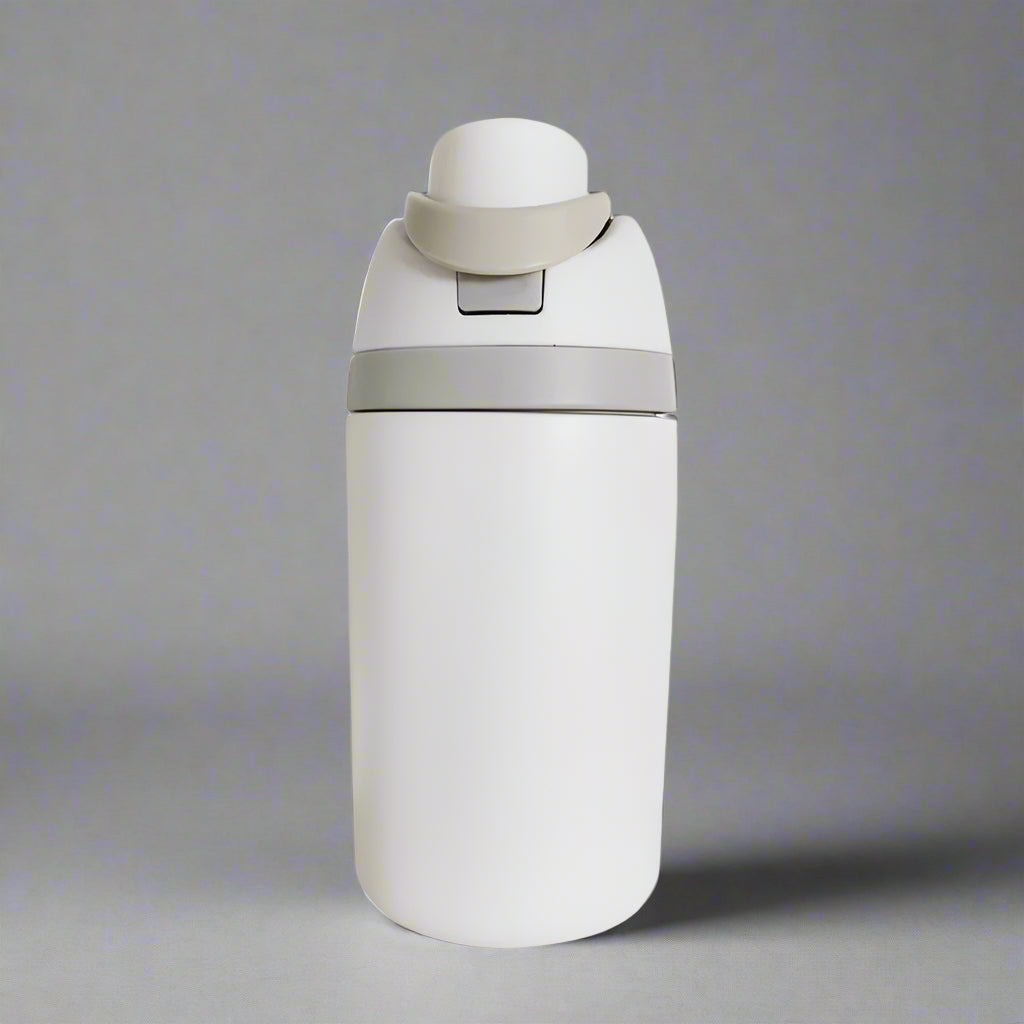 12oz Sip Water Bottle - White