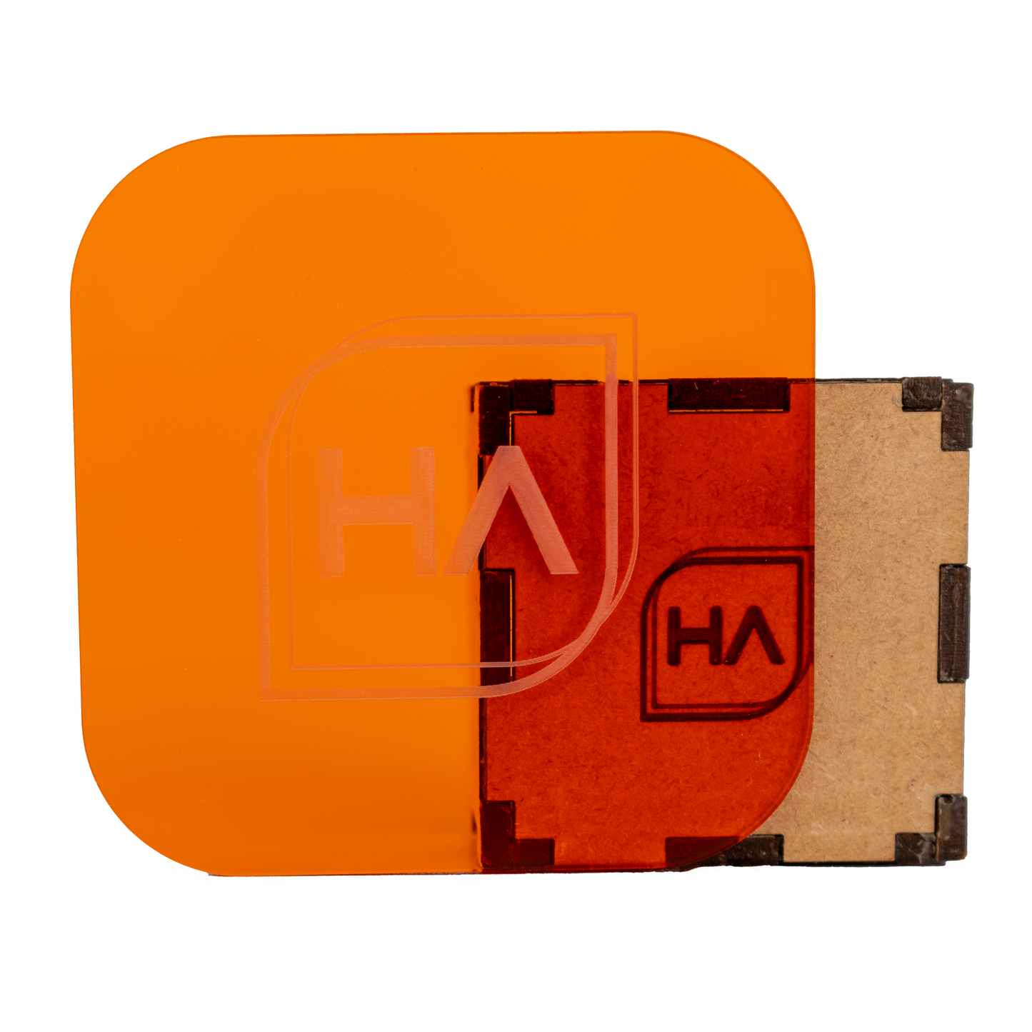 1/8" Translucent Orange Cast Acrylic Sheet