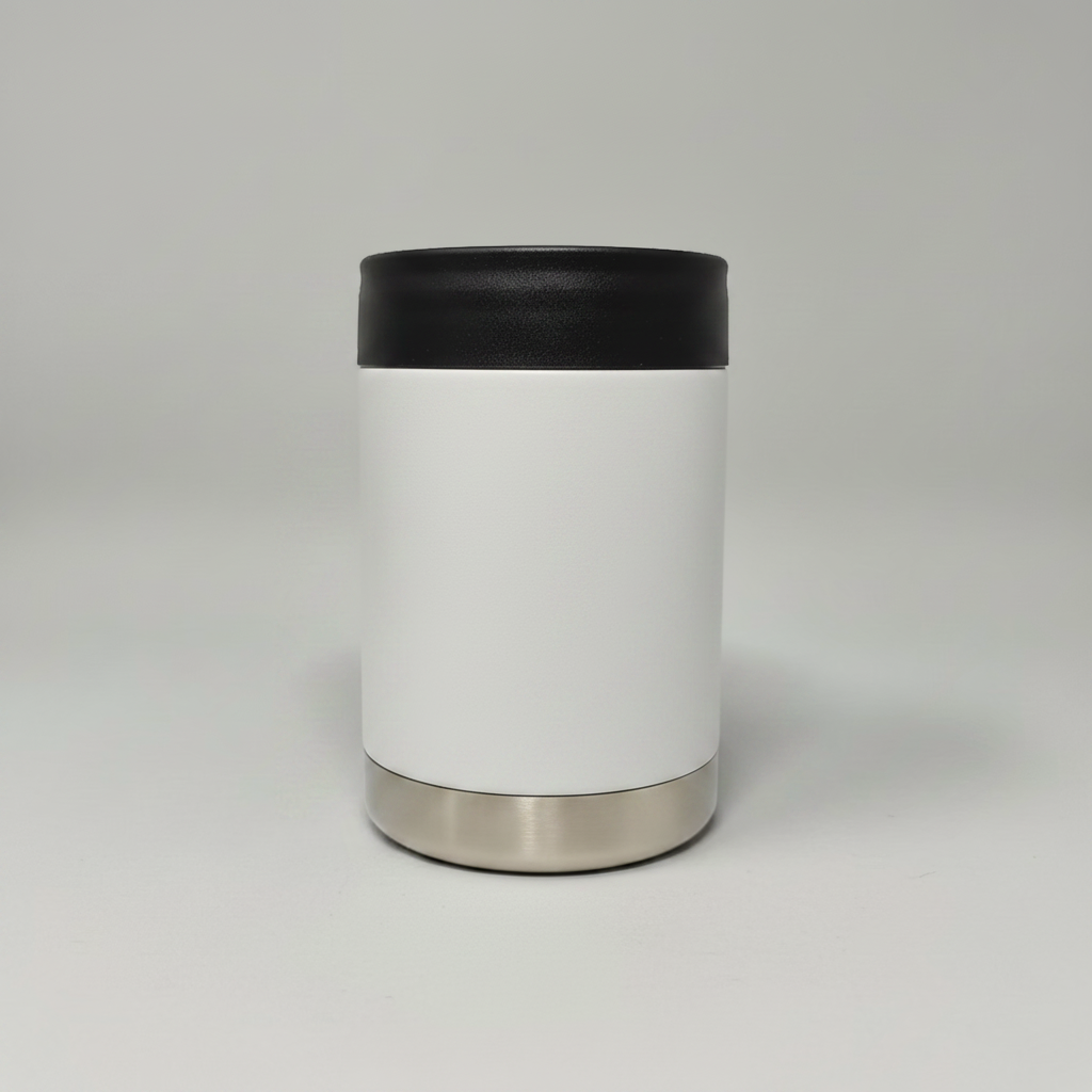 12oz Can Cooler - White