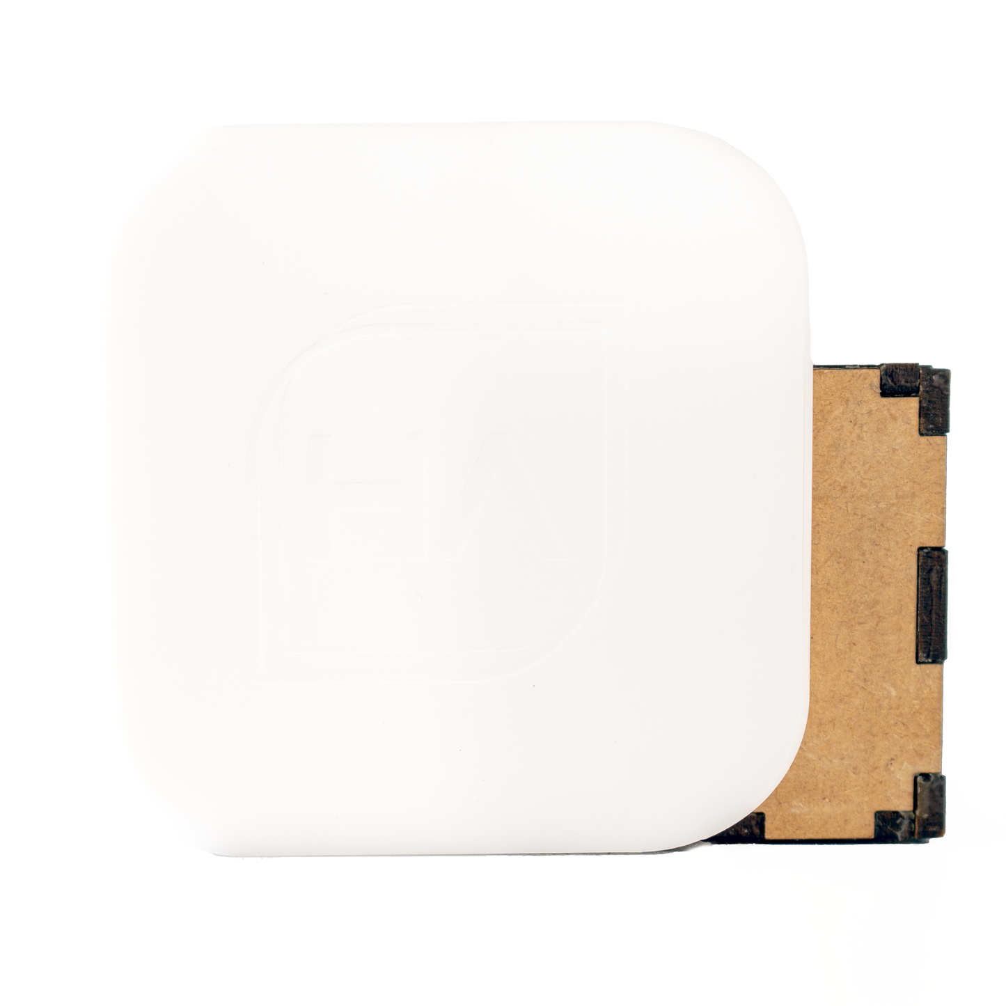 1/4" White Matte One Side Shiny One Side Cast Acrylic Sheet