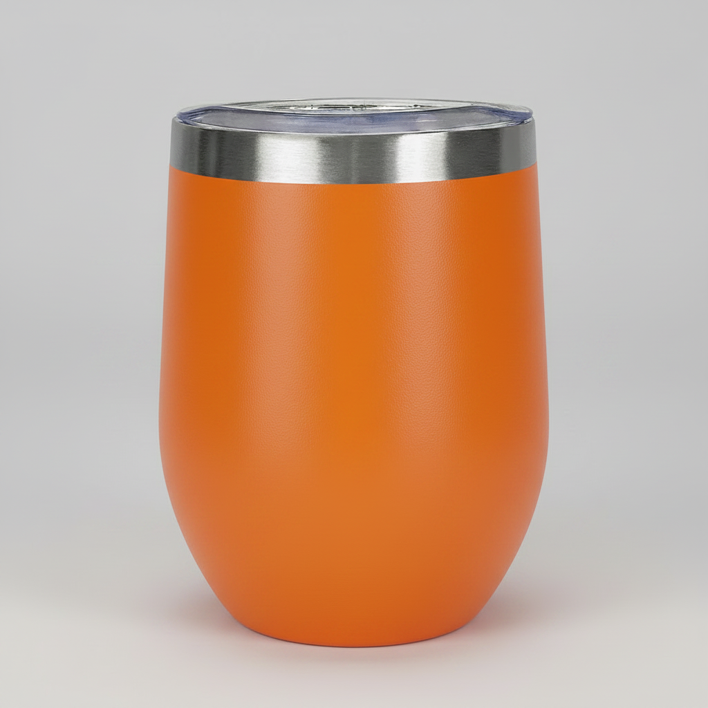 12oz Wine Tumbler - Orange