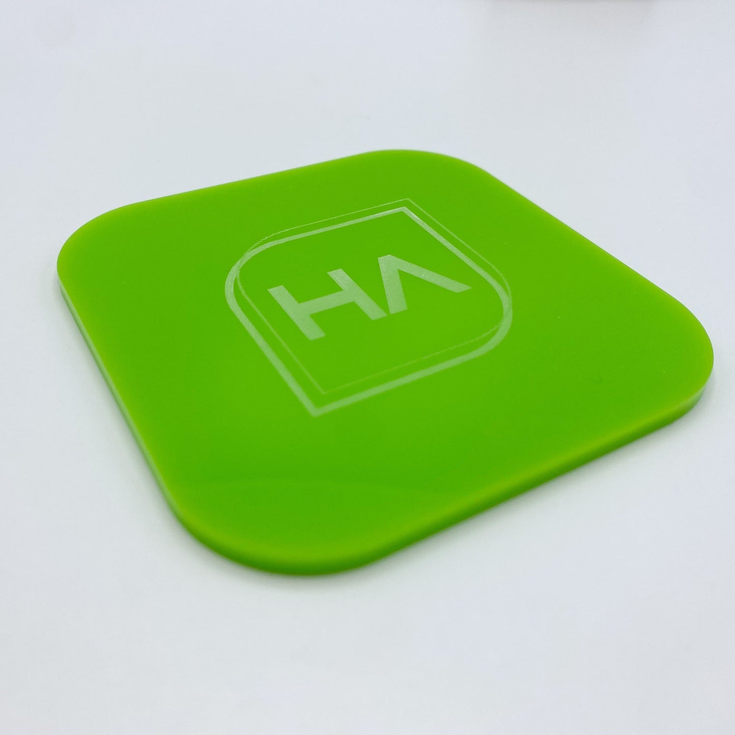 1/8" Lime Green Cast Acrylic Sheet