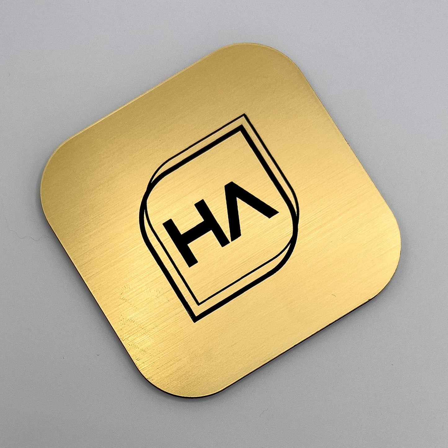 1/8" Two Tone Gold/Black Acrylic Sheet