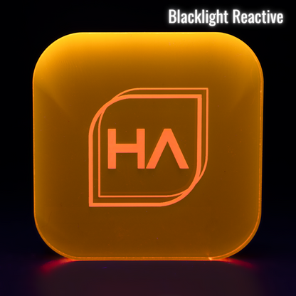 1/4" Fluorescent Orange Cast Acrylic Sheet
