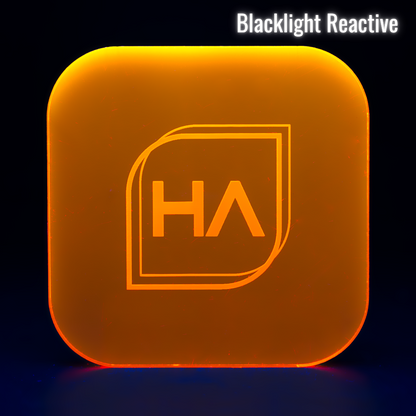 1/8" Fluorescent Orange Cast Acrylic Sheet
