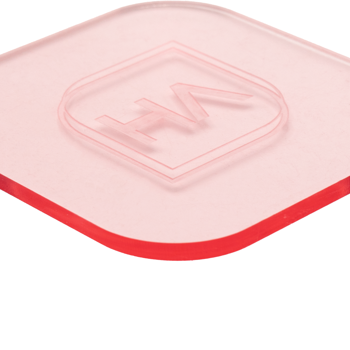 1/8" Translucent Rose Cast Acrylic Sheet