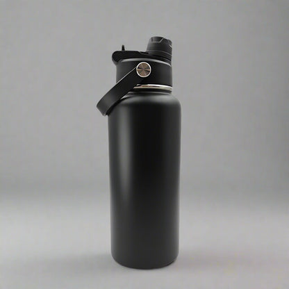 32oz Sports Water Bottle - Black