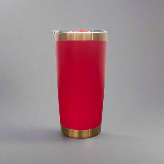 20oz Copper Plated Tumbler - Red