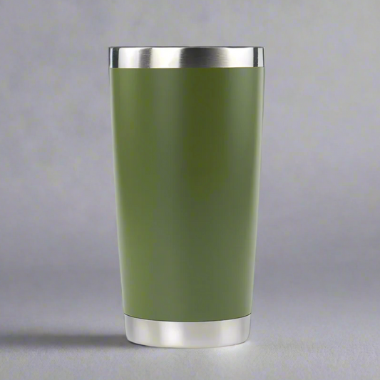 20oz Stainless Tumbler w/ Magnet Sliding Lid - Army Green