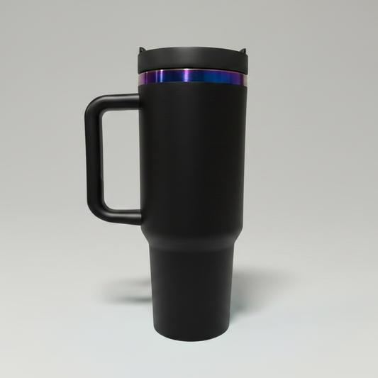 40oz Chroma Plated Tumbler - Black
