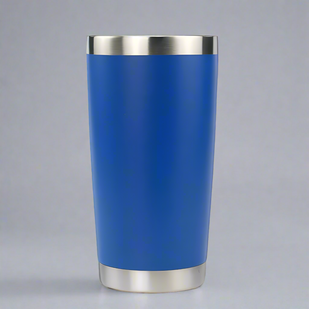 20oz Stainless Tumbler w/ Magnet Sliding Lid - Blue