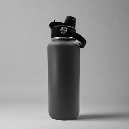 32oz Sports Water Bottle - Charcoal