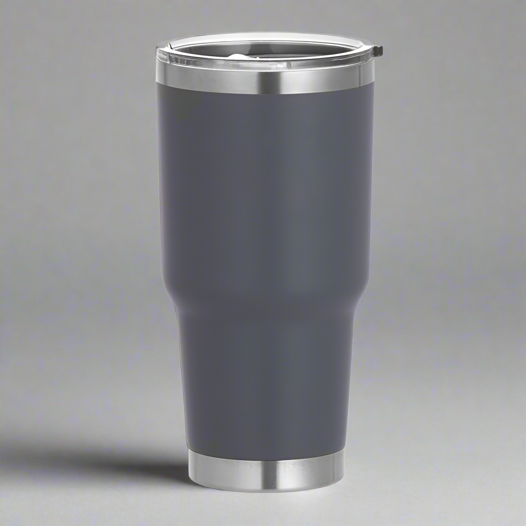 30oz Stainless Tumbler w/ Magnet Sliding Lid - Gray