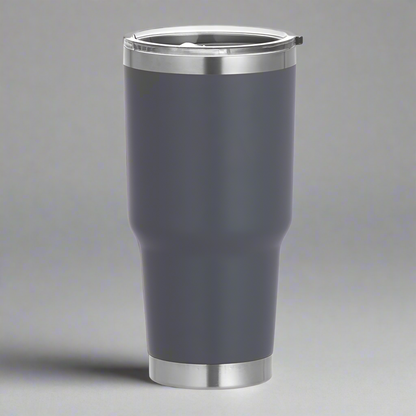 30oz Stainless Tumbler w/ Magnet Sliding Lid - Gray