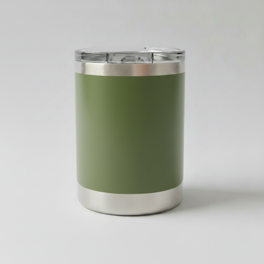 10oz Lowball Tumbler - Army Green