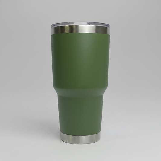 30oz Stainless Tumbler - Army Green