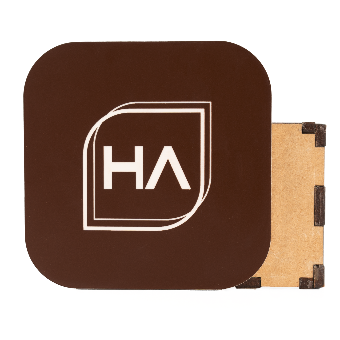 1/8" Two Tone Brown/White Acrylic Sheet