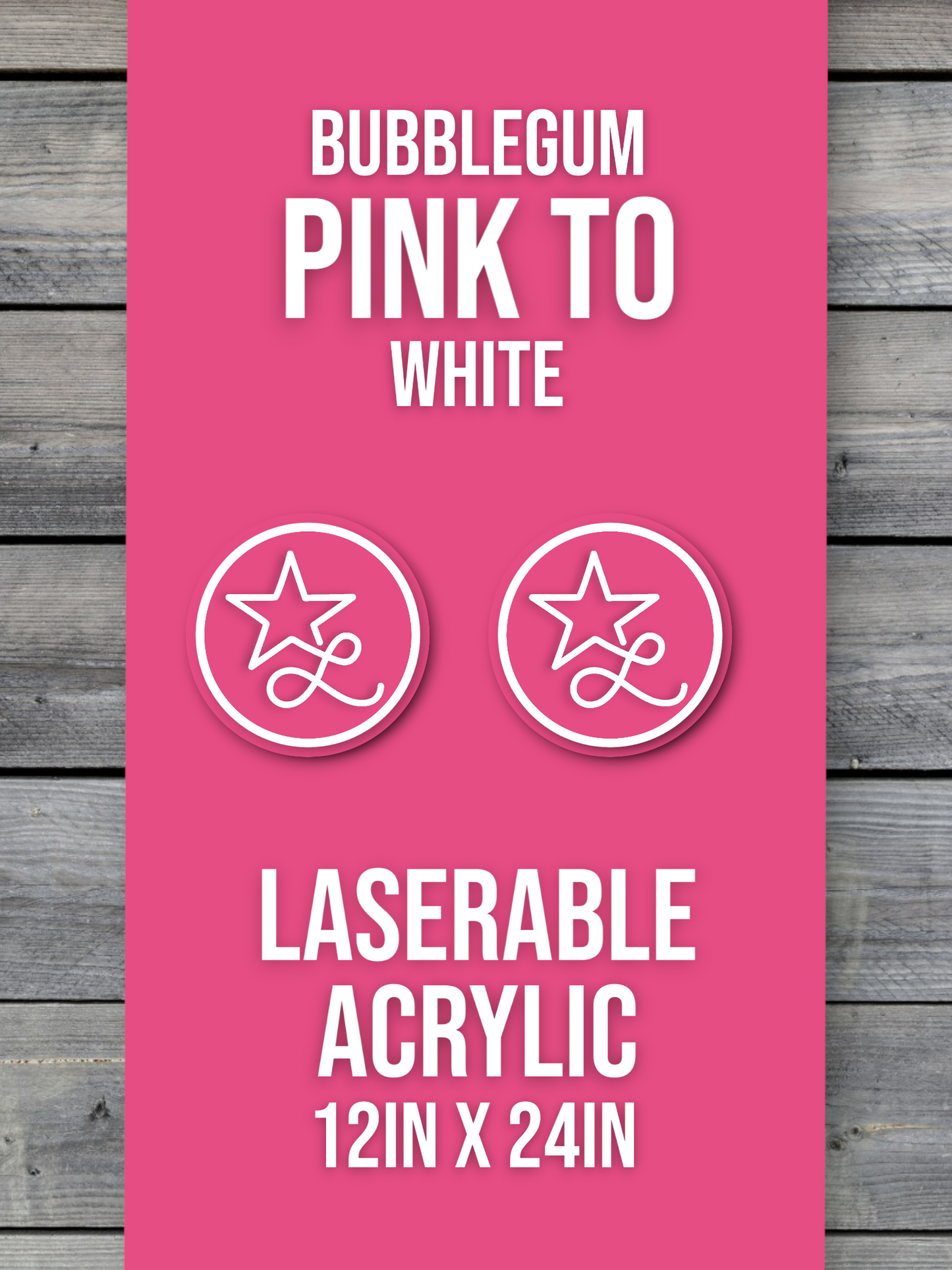 Pre-Cut 2"x3" Rectangle Acrylic Patches