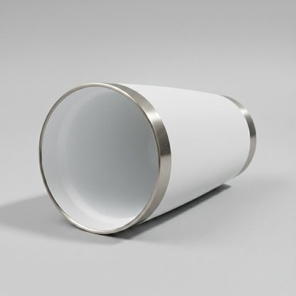 20oz Ceramic Lined Tumbler - White