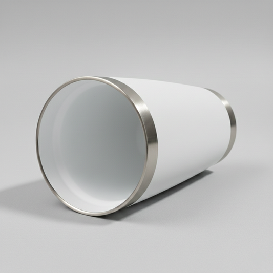 20oz Ceramic Lined Tumbler - White