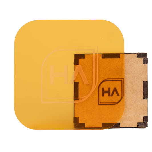 .025" Translucent Orange Craft Plastic Sheet