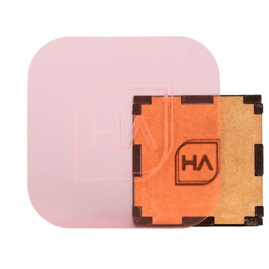.025" Translucent Pink Craft Plastic Sheet