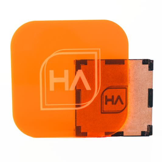 1/8" Fluorescent Orange Cast Acrylic Sheet