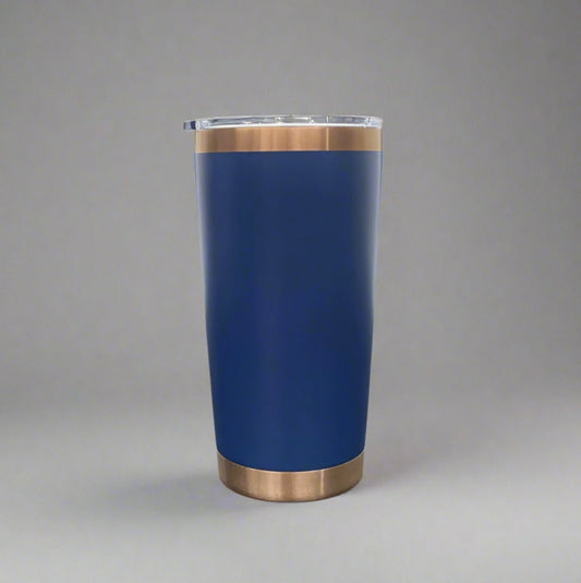 20oz Copper Plated Tumbler - Blue