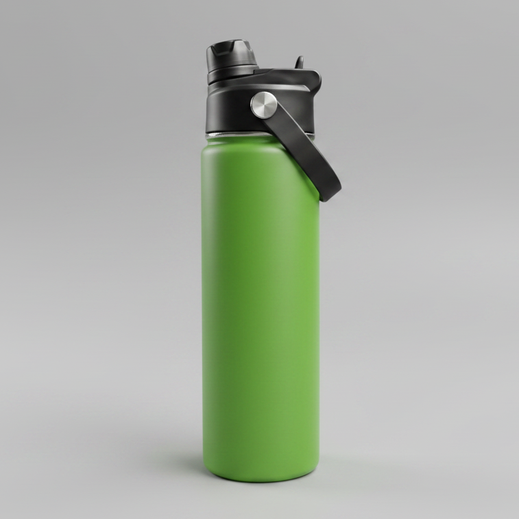 22oz Sports Water Bottle - Fruit Green