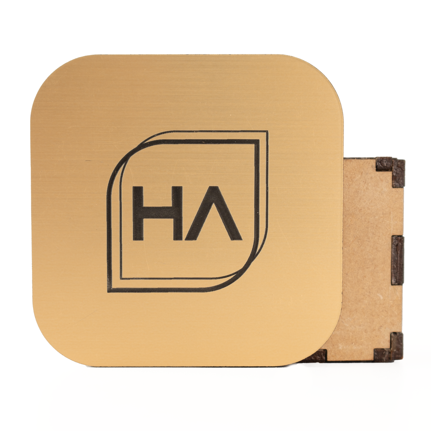 1/8" Two Tone Gold/Black Acrylic Sheet