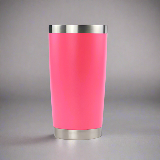 20oz Stainless Tumbler w/ Magnet Sliding Lid - Hot Pink