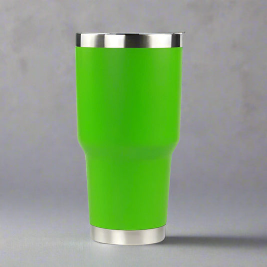 30oz Stainless Tumbler w/ Magnet Sliding Lid - Fruit Green