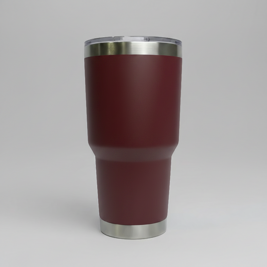 30oz Stainless Tumbler - Maroon