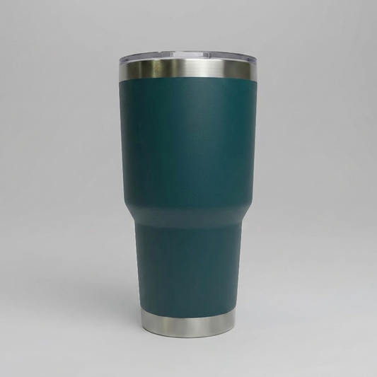 30oz Stainless Tumbler - Midnight Green