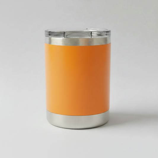 10oz Lowball Tumbler - Orange