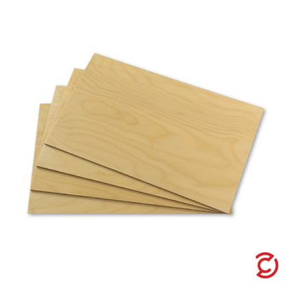 1/8" Prefinished Basswood PlyCore Plywood Pack (Free Shipping)
