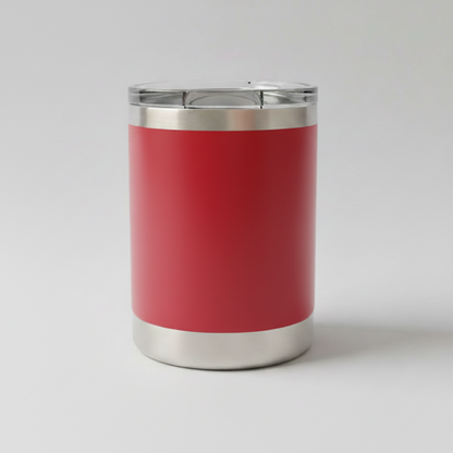 10oz Lowball Tumbler - Red