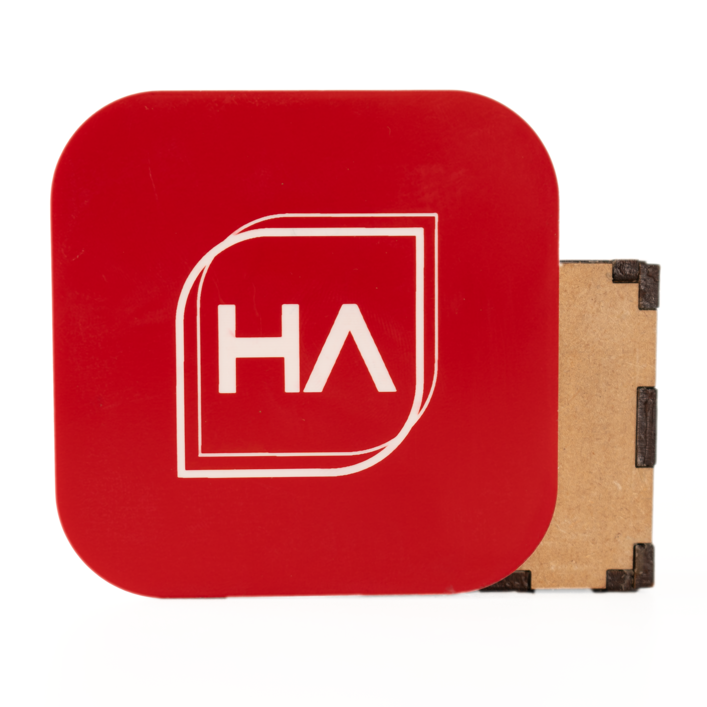 1/8" Two Tone Red/White Acrylic Sheet