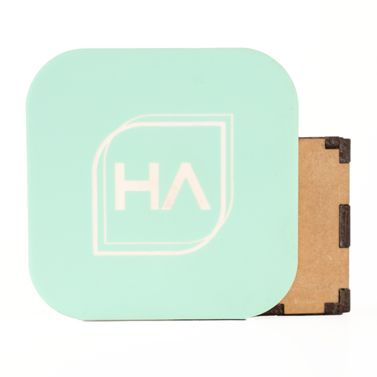 1/8" Two Tone Spearmint Green/White Acrylic Sheet