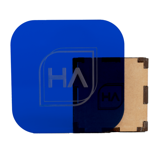 1/8" Translucent Blue Cast Acrylic Sheet