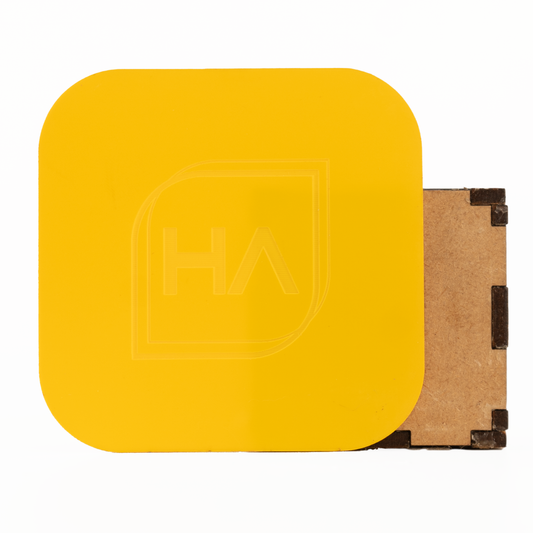 .025" Yellow Craft Plastic Sheet