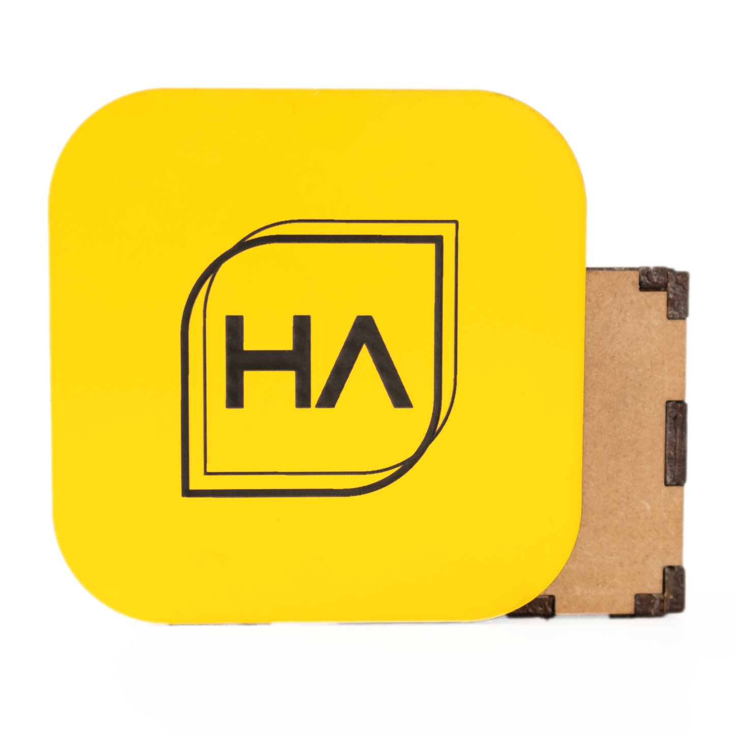 1/8" Two Tone Yellow/Black Acrylic Sheet