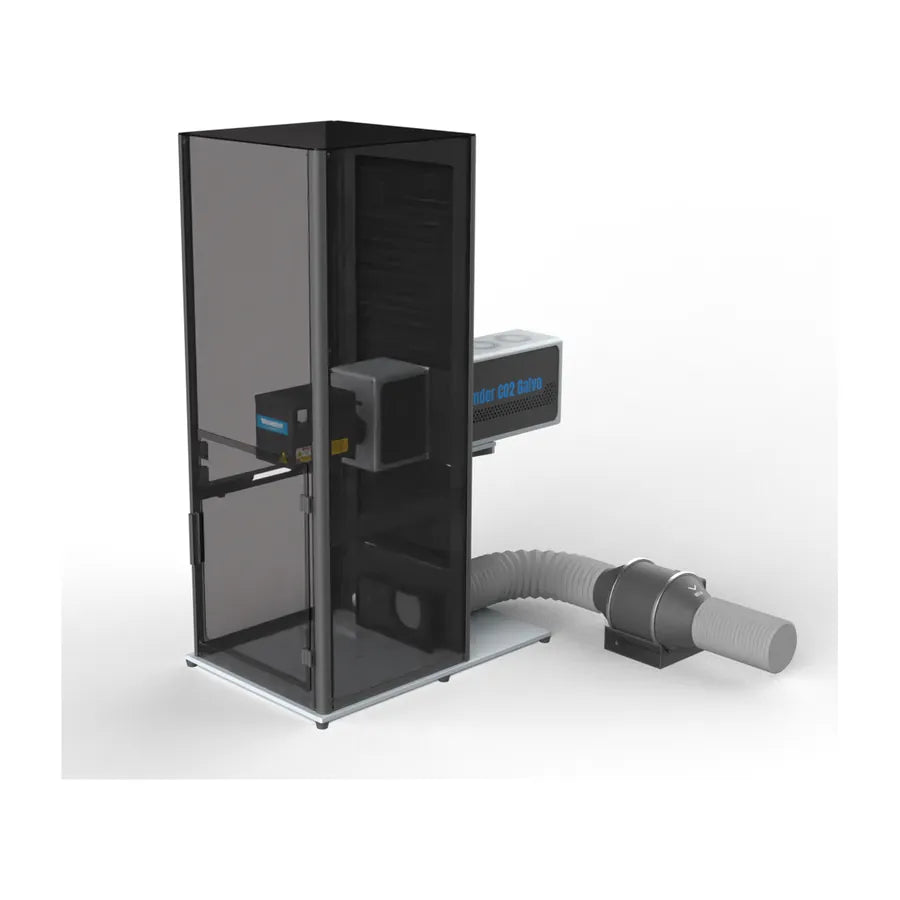 Laser protective enclosure cabinet for the Thunder CO2 Galvo