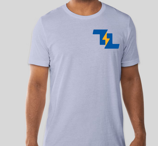 TLUSA Heather Blue Logo Shirt