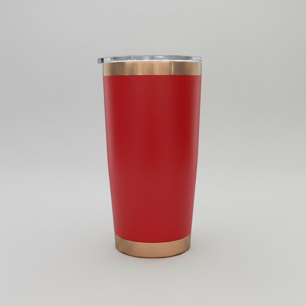 20oz Copper Plated Tumbler - Red