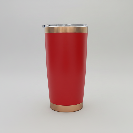 20oz Copper Plated Tumbler - Red