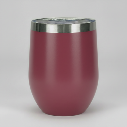 12oz Wine Tumbler - Maroon