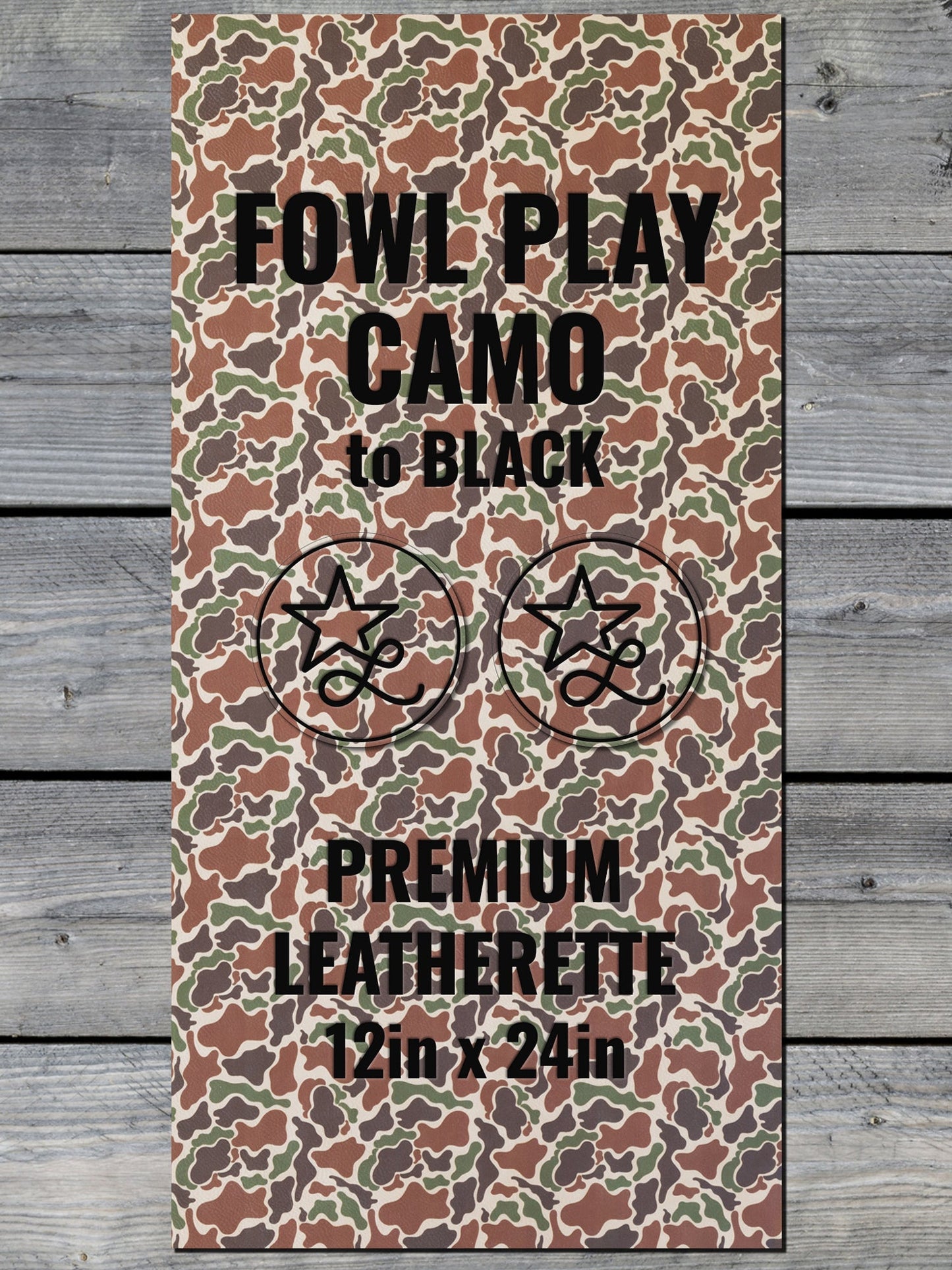Fowl Play Camo Durra-Bull Premium Leatherette™ Sheets