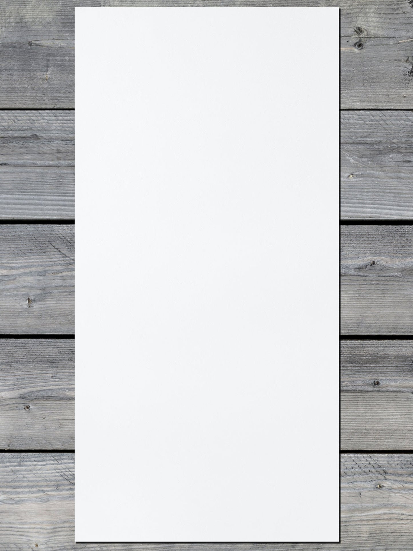 Glossy White / Black Durra-Bull Premium Leatherette® Sheets (12x24)